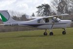 G-CGOL @ EGTH - Taxiing to park at Old Warden, Beds. - by Chris Holtby