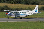 F-HFTR @ LFRB - Cessna 208B Grand Caravan, U-Turn rwy 07R, Brest-Bretagne airport (LFRB-BES) - by Yves-Q
