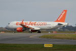 G-EZOI @ LFRB - Airbus A320-214, Taxiing, Brest-Bretagne airport (LFRB-BES) - by Yves-Q