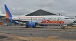 G-DRTH @ EGHH - Just painted to Jet 2 livery - by John Coates
