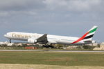 A6-EGY @ LMML - B777 A6-EGY Emirates Airlines - by Raymond Zammit