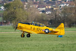 HB-RWM @ LSZG - Taking-off for its second post-restoration flight in Switzerland.