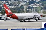 VH-OJQ - Qantas Boeing 747-438 City of Mandurah,  VH-OJQ at SFO. - by Mark Kalfas