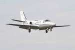 F-HFRA @ LFRN - Cessna 501 Citation, Short approach rwy 10, Rennes St Jacques airport (LFRN-RNS) - by Yves-Q