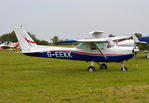 G-EEKK @ EGTB - Cessna 152 at Wycombe Air Park. Ex EI-CRU. Updated colour scheme. - by moxy