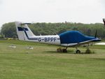 G-BPPF @ EGBP - G-BPPF 1979 Piper PA-38 Tomahawk Kemble - by PhilR