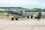 MH434 @ EGSU - MH434 (G-ASJV) 1943 VS Spitfire HFlXB Duxford - by PhilR