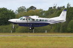 F-HFTS @ LFRB - Textron Aviation Inc. Grand Caravan 208B, Landing rwy 25L, Brest-Bretagne airport (LFRB-BES) - by Yves-Q