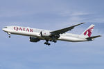 A7-BAH @ LOWW - Qatar Airways Boeing 777-300 - by Thomas Ramgraber
