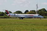 F-GUEA @ LFRB - Embraer EMB-145MP, Taxiing rwy 25L, Brest-Bretagne airport (LFRB-BES) - by Yves-Q