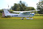 G-CDDK @ EGHP - Cessna 172M Skyhawk at Popham. Ex TF-SIX - by moxy