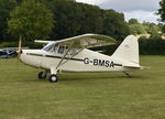 G-BMSA @ EGHP - Stinson HW-75 at Popham. Ex F-BGQO - by moxy