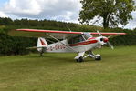 G-OROD @ EGHP - Piper PA-18-150 Super Cub at Popham. Ex  SE-CRD - by moxy