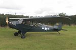 G-BHVV @ EGHP - G-BHVV (42-38384) 1942 Piper J-3C-65 Cub LAA Fly In Popham - by PhilR
