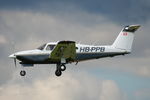 HB-PPB @ EGSH - Landing at Norwich. - by Graham Reeve