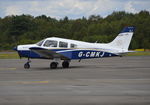 G-CMKJ @ EGLK - Piper PA-28-161 Cherokee Warrior II at Blackbushe. Ex N43581 - by moxy