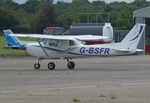 G-BSFR @ EGSX - Parked at its base at North Weald, Essex - by Chris Holtby