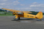 HB-OXD @ LSPL - A TG-8 training glider, rebuilt as Piper Cub,, exported to Switzerland and rebuilt as J-3C. HB-registered since 1959-10-19 - by sparrow9