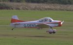 G-DENS @ EGTH - 1963 Smaragd landing at Old Warden for the Vintage Airshow. - by Chris Holtby
