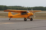 N1459N @ BRD - 1947 Piper J3C-65, c/n: 22995. EAA Chapter 1610 Grass is a Gas Poker Run - by Timothy Aanerud