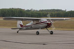 N3073N @ BRD - 1947 Cessna 140, c/n: 13331 - by Timothy Aanerud
