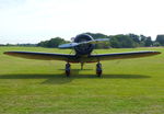 G-TATR @ EGTH - Travel Air speed machine ready head-on for the Vintage Airshow at Old Warden; pity it's a replica. - by Chris Holtby