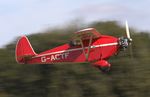 G-ACTF @ EGTH - The 1932 Comper Swift takes to the air at the Vintage Airshow, Old Warden 2023 - by Chris Holtby