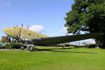 43-49081 - Douglas C-47B Skytrain at the Luftbrückendenkmal (Berlin airlift memorial) right outside the southeastern corner of Frankfurt international airport