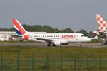 F-HBXC @ LFRB - Embraer 170ST, Taxiing to boarding area, Brest-Bretagne airport (LFRB-BES) - by Yves-Q