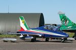 MM54500 @ LFSX - Aermacchi MB-339PAN, N°10 of Frecce Tricolori Aerobatic Team 2015, Flight line, Luxeuil-Saint Sauveur Air Base 116 (LFSX) - by Yves-Q
