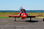 XX310 @ LFSX - Red Arrows Hawker Siddeley Hawk T.1, Flight line, Luxeuil-St Sauveur Air Base 116 (LFSX) - by Yves-Q
