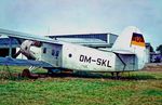 DM-SKL @ EDBC - Magdeburg 8.1968.1960 cvtd to pax a/c.1963 re-cvtd to agric a/c for Interflug - by leo larsen