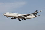 D-AIGW @ LMML - A340 D-AIGW Lufthansa Star Alliance - by Raymond Zammit