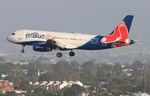 N605JB @ KLAX - JBU A320 Red Sox zx SFO-LAX - by Florida Metal