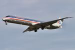 N9406W @ KOED - AMERICAN AIRLINES MD-83 N9406W 4WP, on approach KORD - by Mark Kalfas