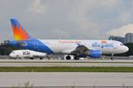 N223NV @ KFLL - Allegiant A320 lined-up for departure - by FerryPNL