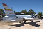 138647 @ KNID - Grumman F11F-1F Super Tiger 2nd prototype at the China Lake Museum in Ridgecrest, California - by Van Propeller