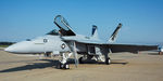 166609 @ KPSM - Firing up the new Super Hornet with only a few hours of flying time on it to NAS Oceana. - by Topgunphotography