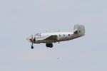 F-AZKT @ LFSX - Dassault MD-311 Flamant, On final rwy 29, Luxeuil-St Sauveur Air Base 116 (LFSX) - by Yves-Q