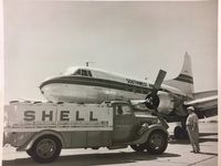 N93049 @ KCIC - Picture of N93049 in Chico California. Date unknown. Portly gentleman in picture is Herb Dennis, owner of Dennis Air service the FBO in Chico at the time. Picture courtesy of the Chico Air Museum. - by unknown