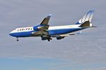 N179UA @ KORD - B744 United Airlines Boeing 747-422 N179UA 28L approach KORD - by Mark Kalfas