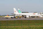 9H-SLK @ LFRB - Airbus A320-214, boarding area, Brest-Bretagne Airport (LFRB-BES) - by Yves-Q