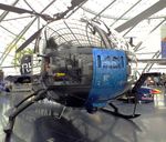 D-HUDM @ LOWS - MBB Bo 105CBS-5 at the Hangar 7 / Red Bull Air Museum, Salzburg - by Ingo Warnecke