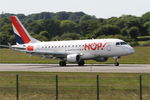 F-HBXG @ LFRB - Embraer 170ST, Take off run rwy 07R, Brest-Bretagne airport (LFRB-BES) - by Yves-Q