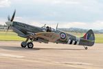 MK356 @ EGSU - MK356 1944 VS Spitfire LFIXe RAF BoB 75th Anniversary Duxford - by PhilR