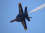165665 @ KLAL - Blue Angels F-18E zx - by Florida Metal