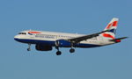 G-EUYV @ EGLL - Airbus A320-232 landing London Heathrow.
