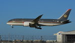 JY-BAA @ EGLL - Boeing 787-8 landing London Heathrow.