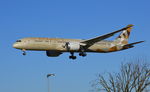 A6-BLD @ EGLL - Boeing 787-9 landing London Heathrow. - by moxy