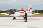 056 @ LFSI - Pilatus PC-9M, Croatian Air Force aerobatic team, Flight line, St Dizier-Robinson Air Base 113 (LFSI) - by Yves-Q